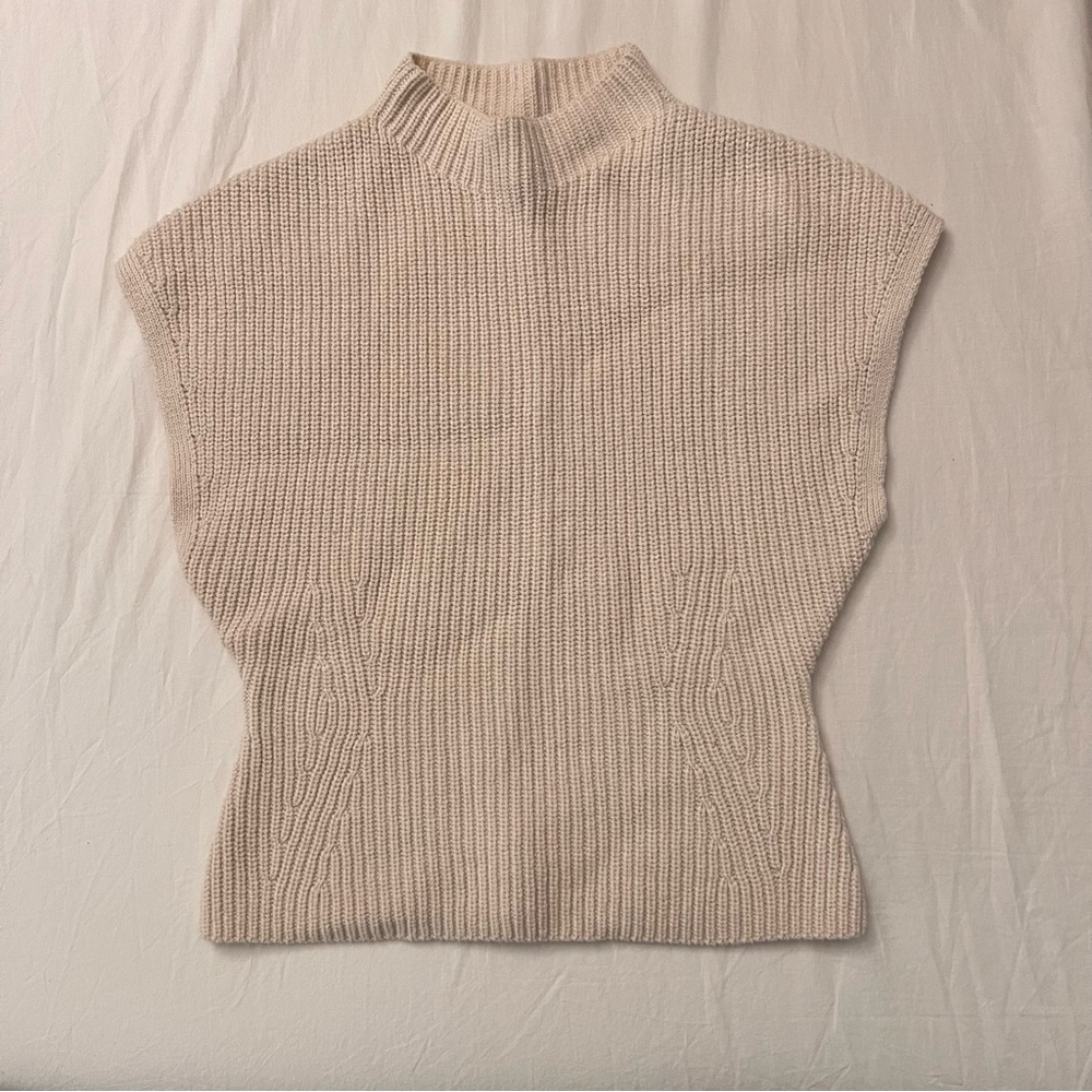 & Other Stories Mock Neck Sweater Vest